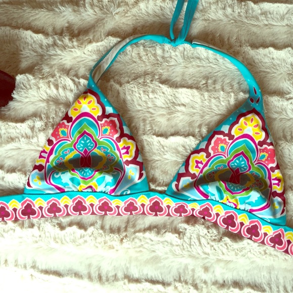 Victoria's Secret triangle halter bathing suit top