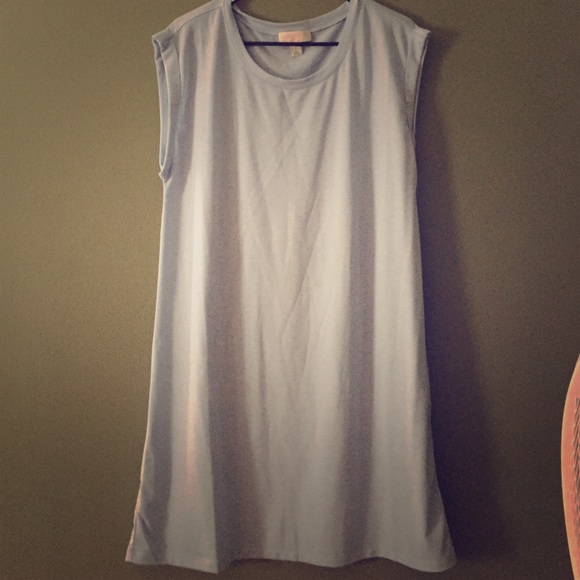Forever 21 baby blue tshirt dress