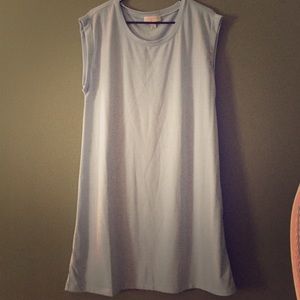 Forever 21 baby blue tshirt dress
