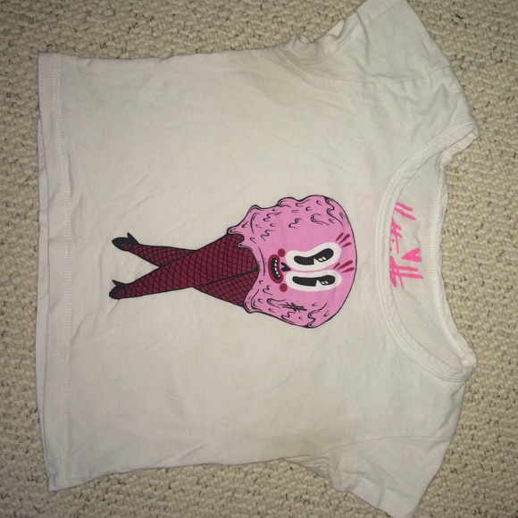 Ice cream cropped tee!