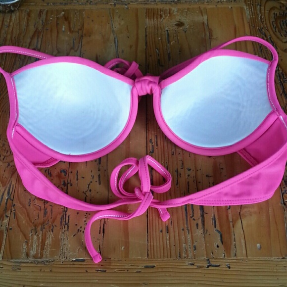 Tilly's Hot Pink Bikini Top - Picture 2 of 2