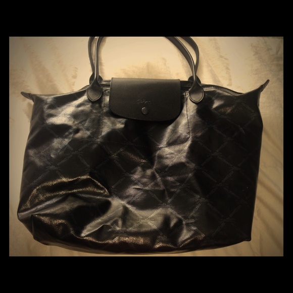 Limited edition black Longchamp bag