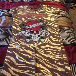 Ed hardy top large