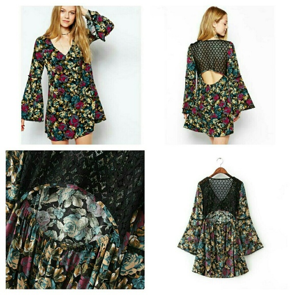 Boho Floral Summer Dress - Picture 2 of 4