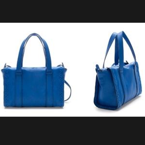 BRAND NEW WITH TAGS ZARA blue bowling bag