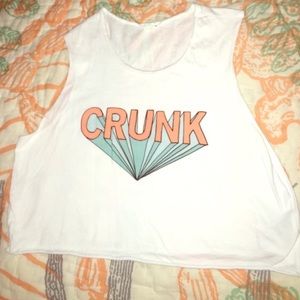 Crunk Crop Top and Floral Infinity Scarf bundle!