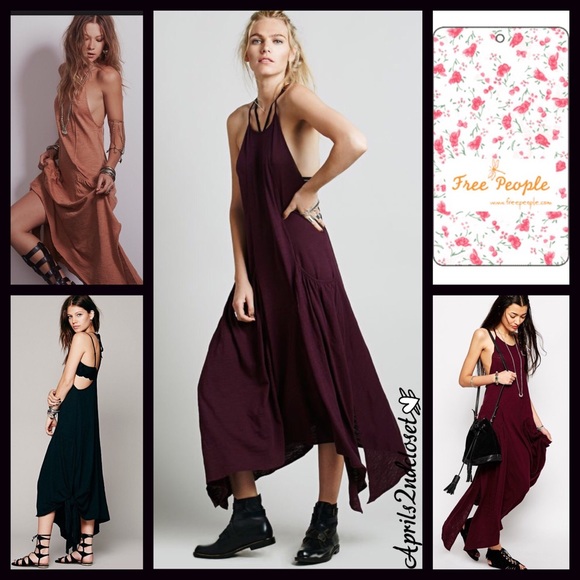 SOLD BUNDLE FREE PEOPLE Apron Maxi Dress - Picture 4 of 4