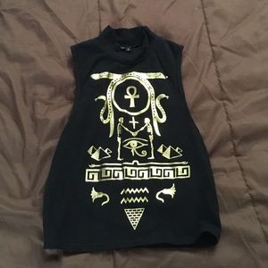 Truly Madly Deeply turtleneck crop top