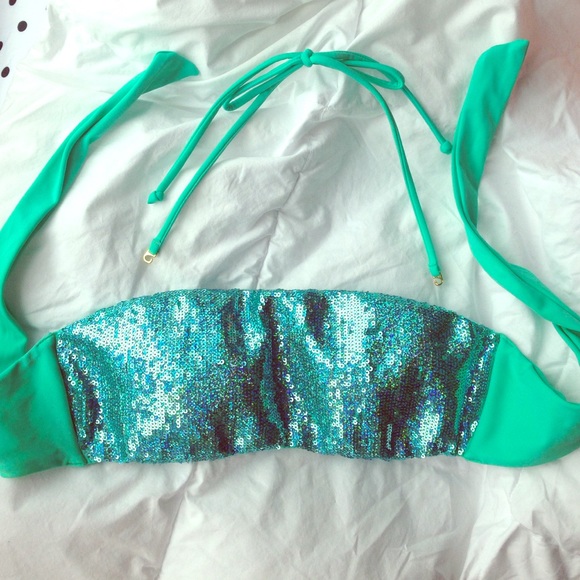 REDUCED Sequin Victoria's Secret Bikini Top
