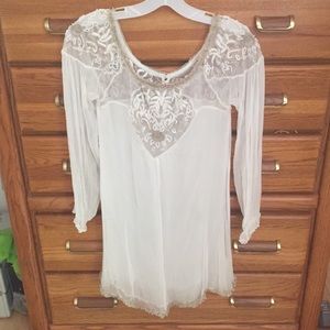Brand new white free people tunic dress