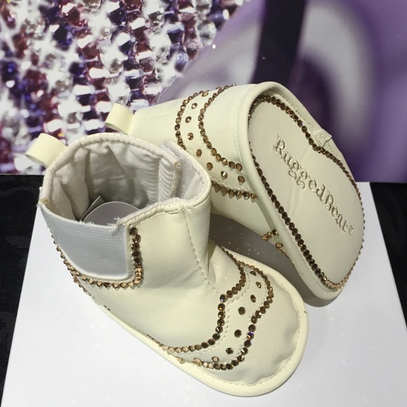Size 2 infant "Rugged Bear" Crystal Boots
