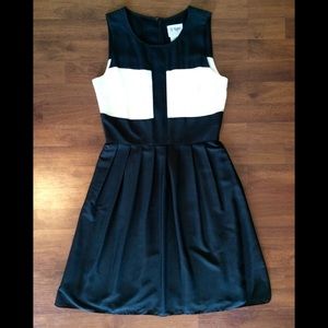 B&W Color Block dress
