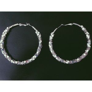 Silver Hoop Earrings