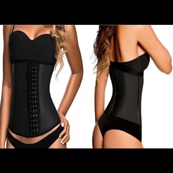 NWOT laytex waist trainer! Blk large temp $$$drop