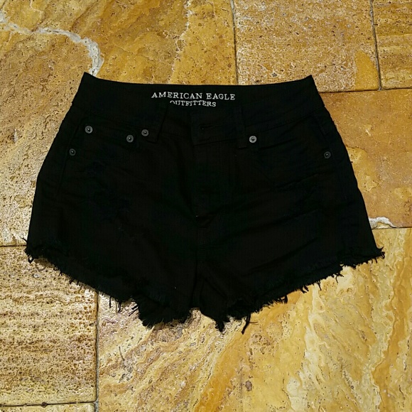 American Eagle high rise festival shorts