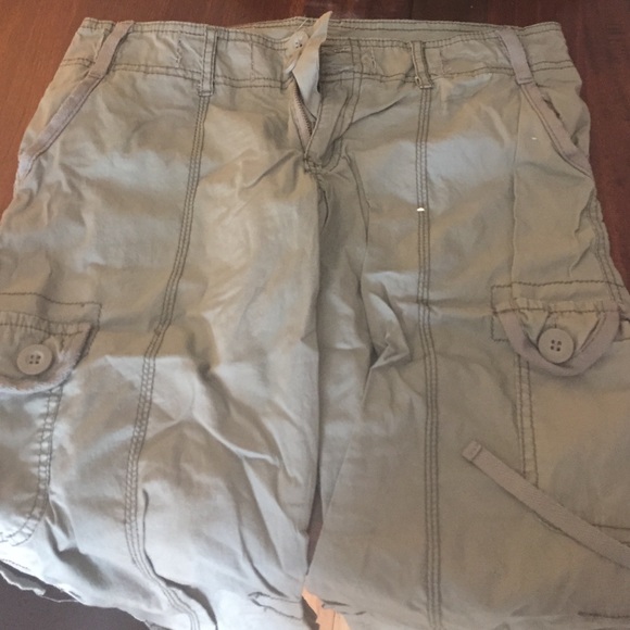 Cargo ankle pants army green - Picture 2 of 2