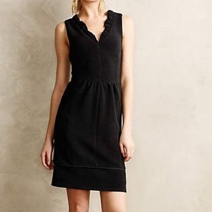 Anthropologie Ruffled Ottoman Dress