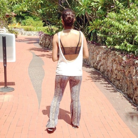 Cute low back top