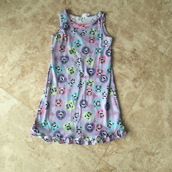 Pajama dress with pandas - Picture 1 of 1