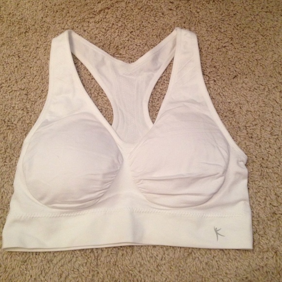 White sports bra
