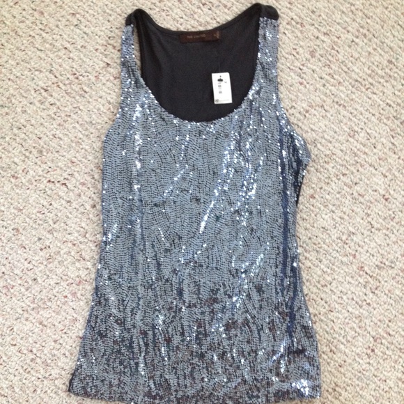 Sequin tank top
