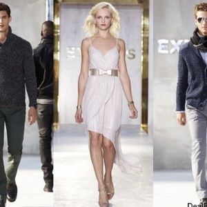 EXPRESS Short front long back dress