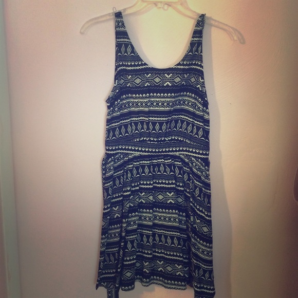 black tribal dress