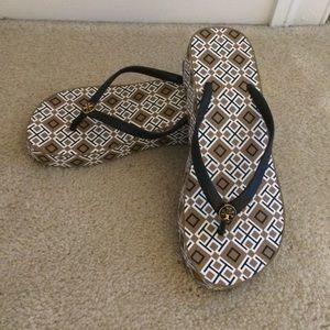 Tory burch Thandie Wedge flip flops