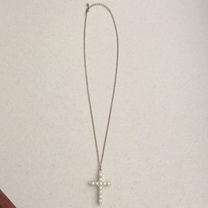 Pearl Cross Necklace