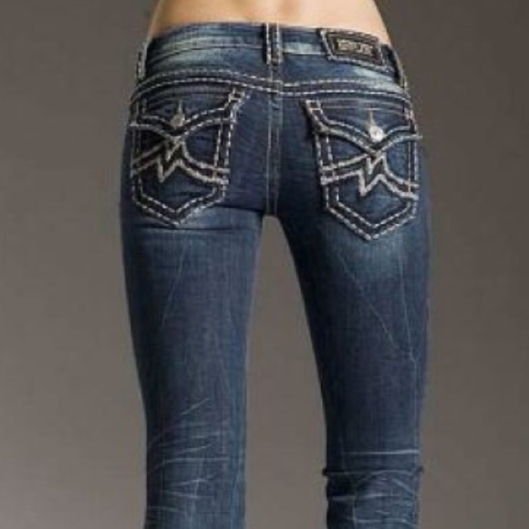 MISS ME Irene Stretch Boot cut jeans. size 28