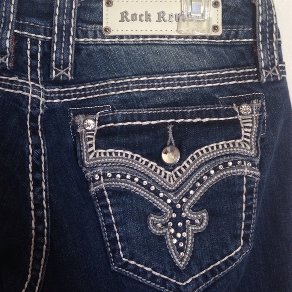 Boot cut rhinestone rock revival