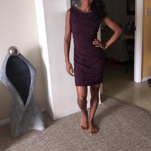 Purple business dress