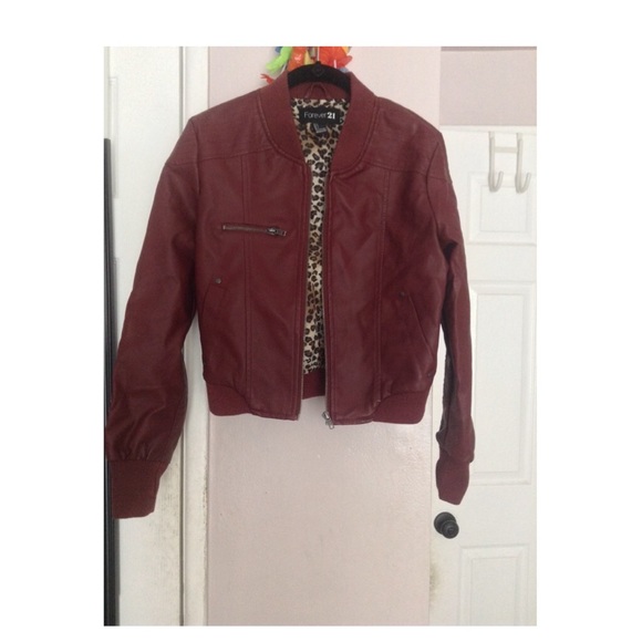 Leather jacket (faux)