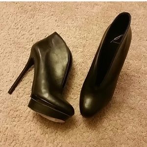 Brian Atwood Black Booties!