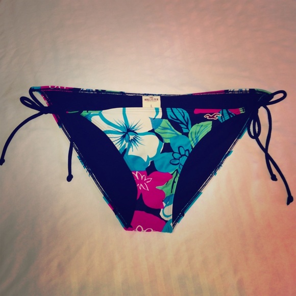 Hollister floral bikini bottom
