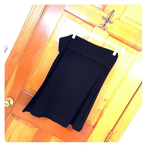 Jersey fold over skirt