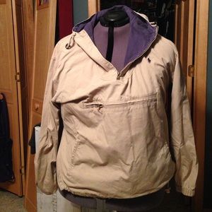 Tan men's windbreaker