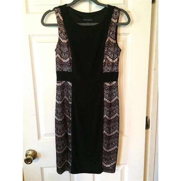 Black lace dress