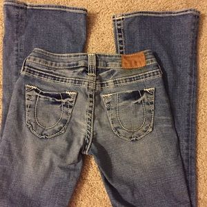 True Religion flare leg denim jeans