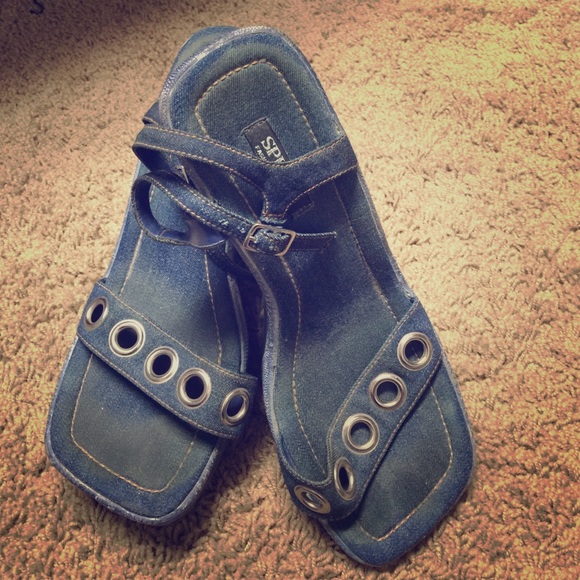 Denim size 9 Sandals - Picture 1 of 1