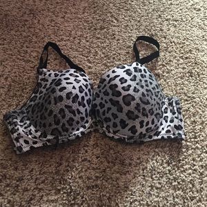 Cheetah print bra