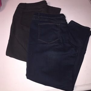 2 pair Mossimo jeggings