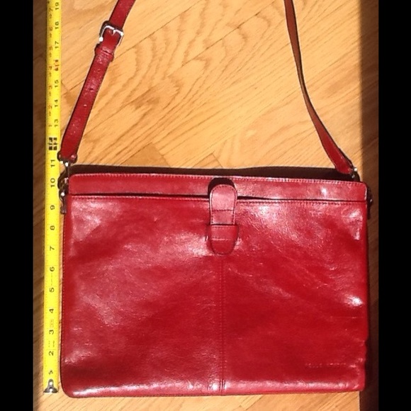 Wilson Leather Elegant Red Purse, Briefcase, Tote