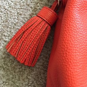 kate spade Bags - Kate Spade orange leather tassel tote kate spade Bags - Kate Spade orange leather tassel tote