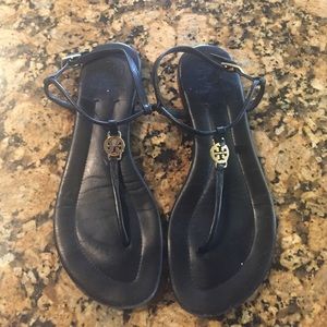 Tory burch authentic black sandals