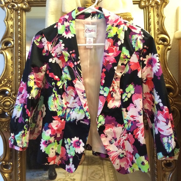 Candies Floral Blazer