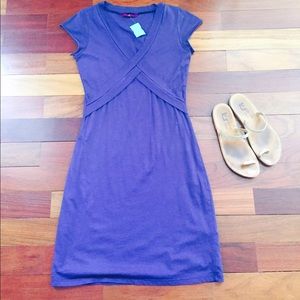 Velvet by Graham and Spencer navy blue dress.