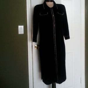 Black knit dress 100% acrylic