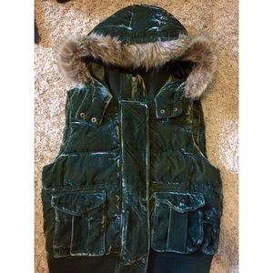Hunter green vest