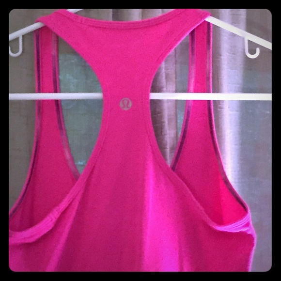 SOLD Lululemon bright pink tank